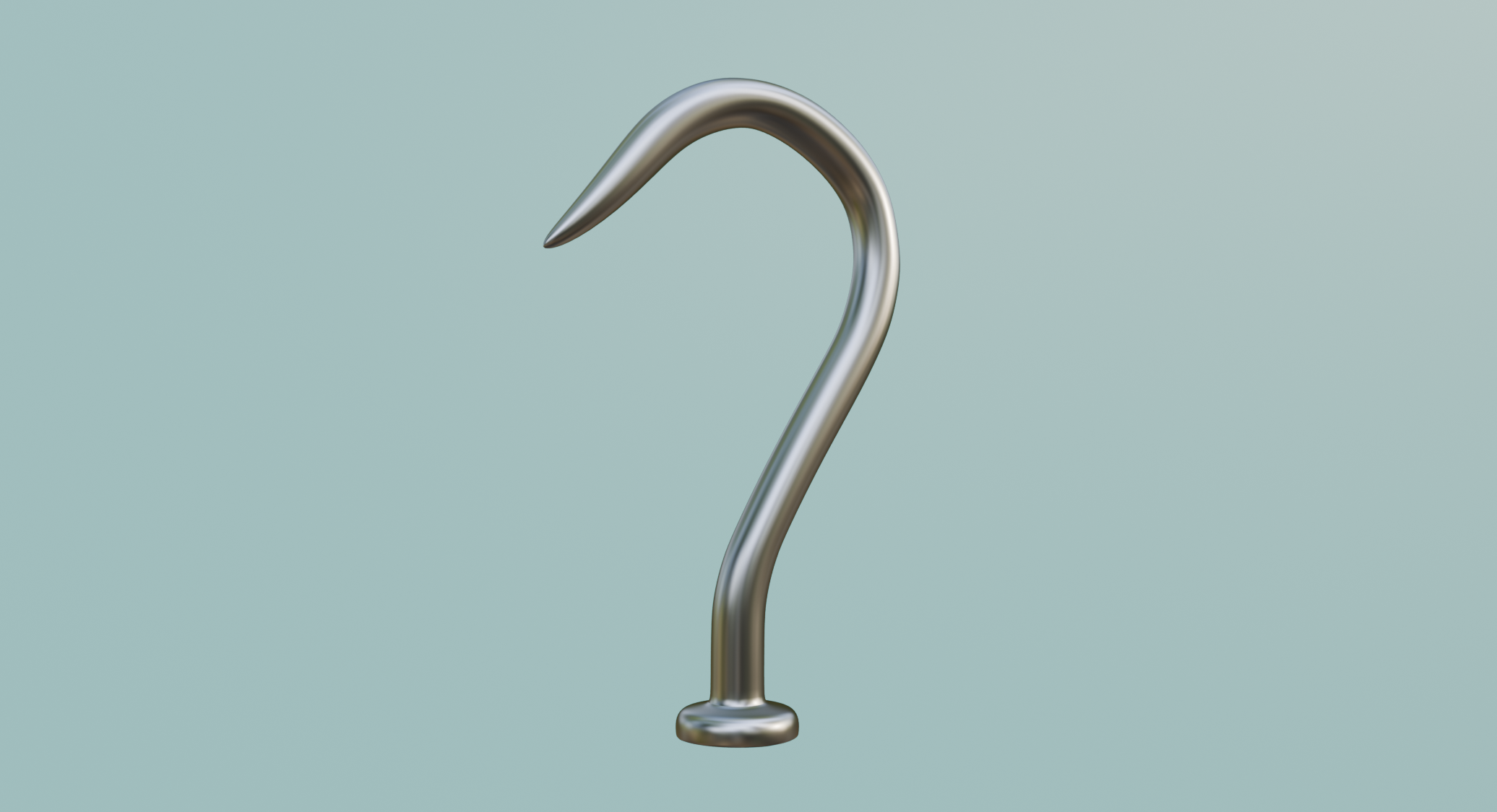 Stylised Metal Hook/Fish Hook | Fab