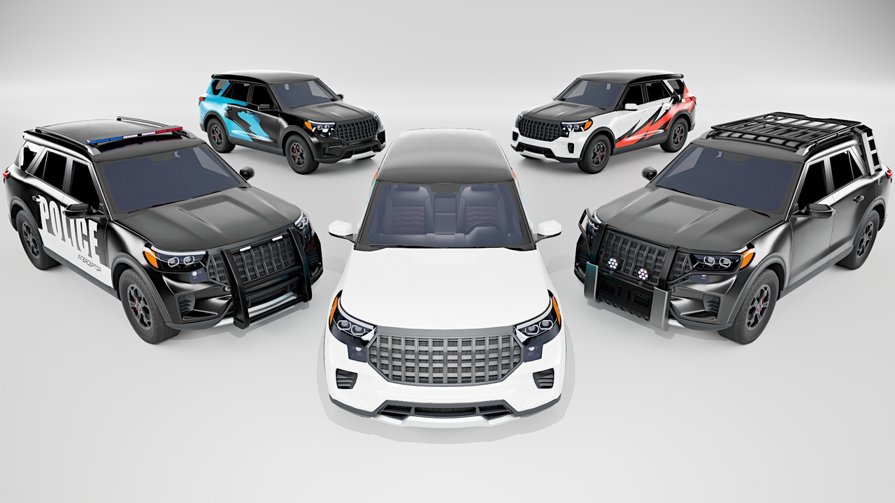 Media 1 for listing Modular SUV Rigged- (GameReady)