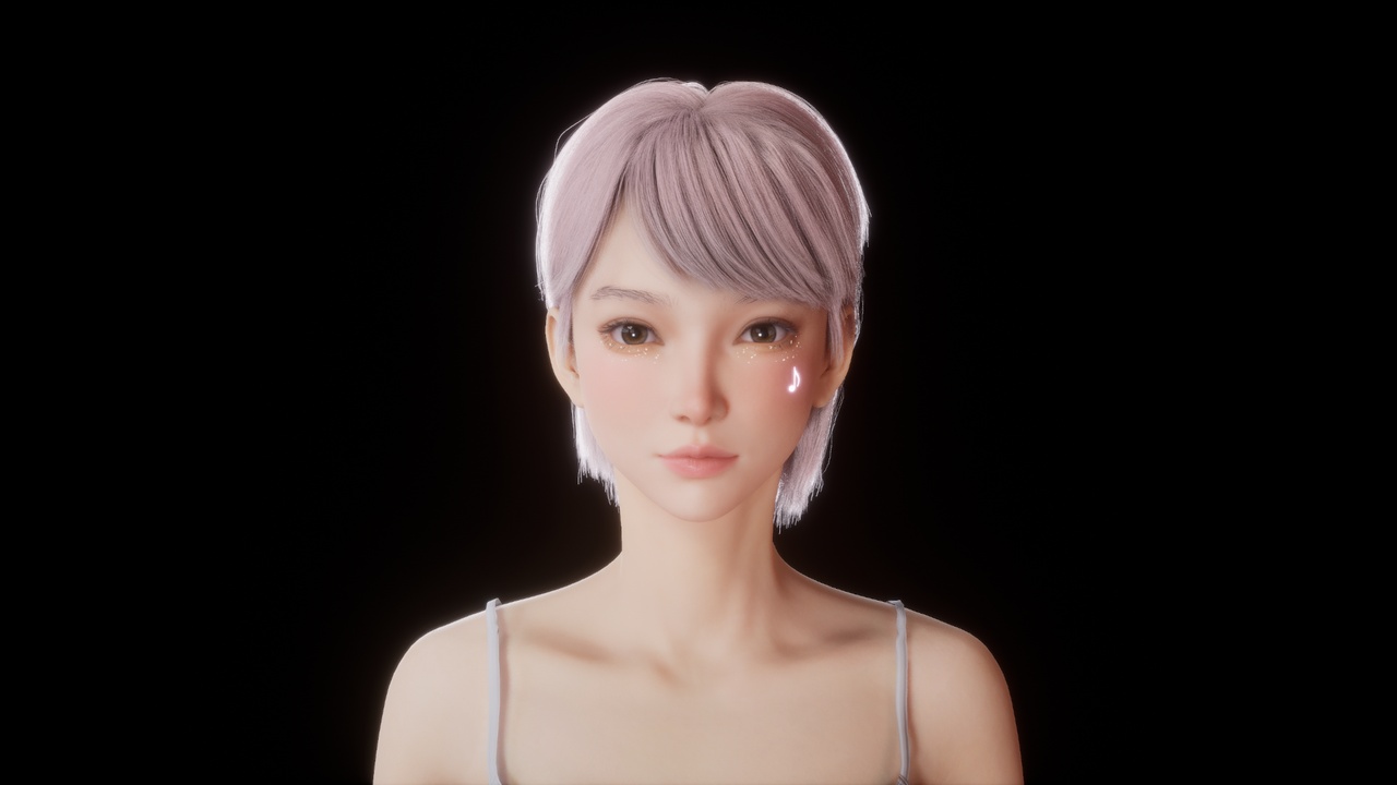 Media 1 for listing MetaHuman Hair - Short Wispy Bangs