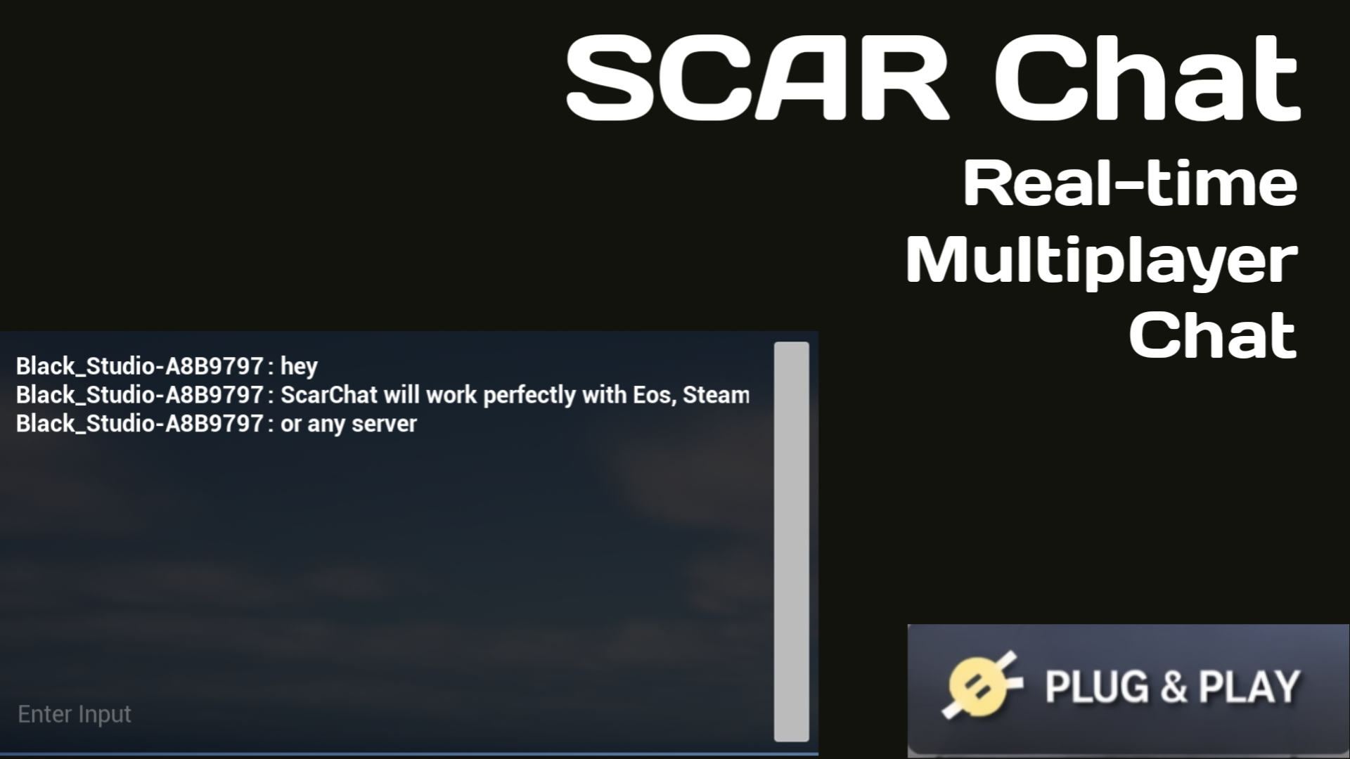 SCAR Chat - Multiplayer Chat System for Unreal Engine | Fab