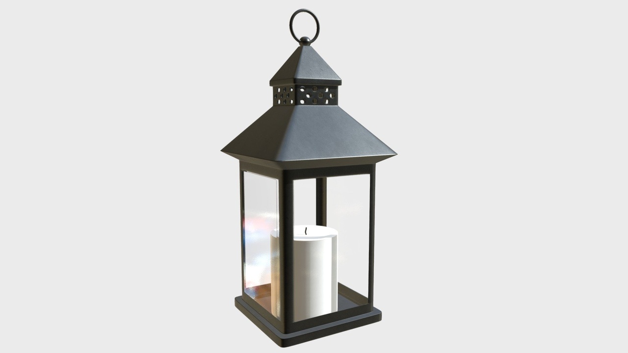 Media 1 for listing Lantern with candle 1