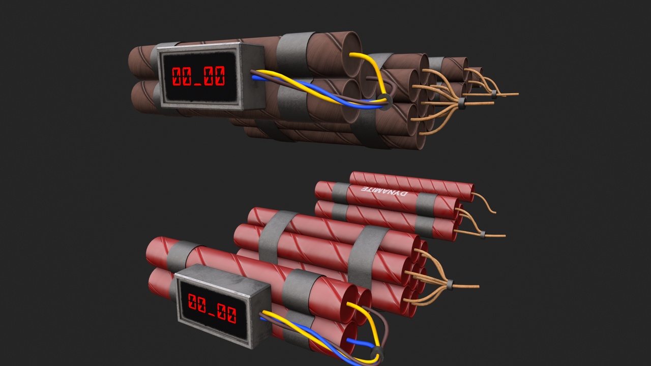 Media 1 for listing Dynamite Pack ( game ready asset )