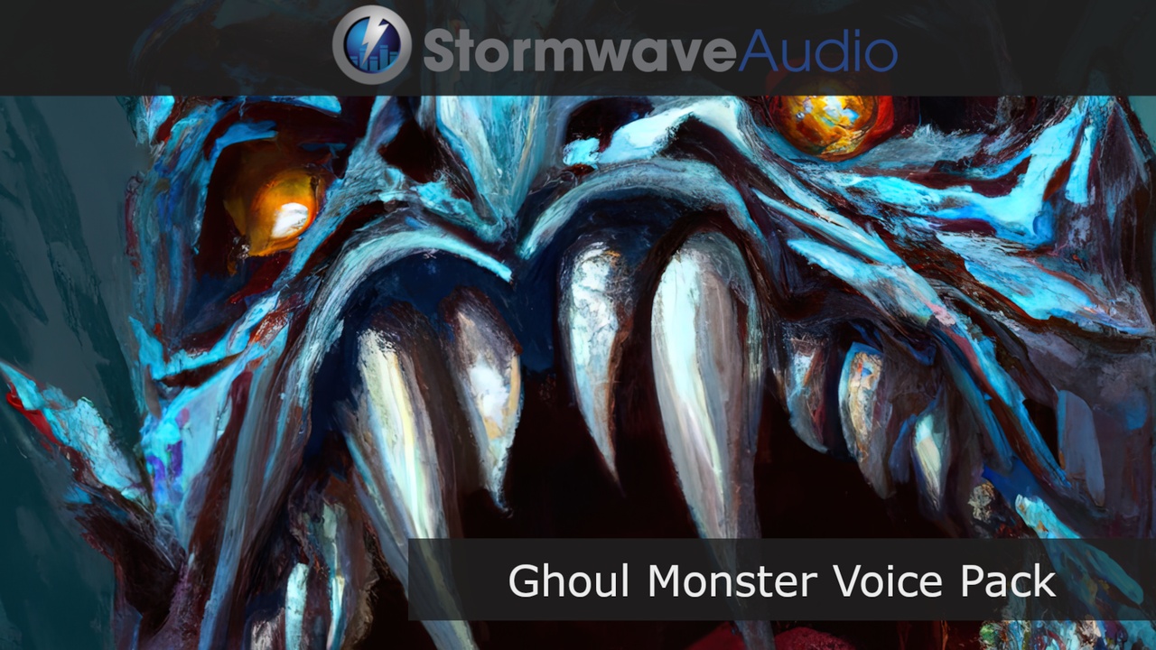 Media 1 for listing Ghoul Monster Voice Pack