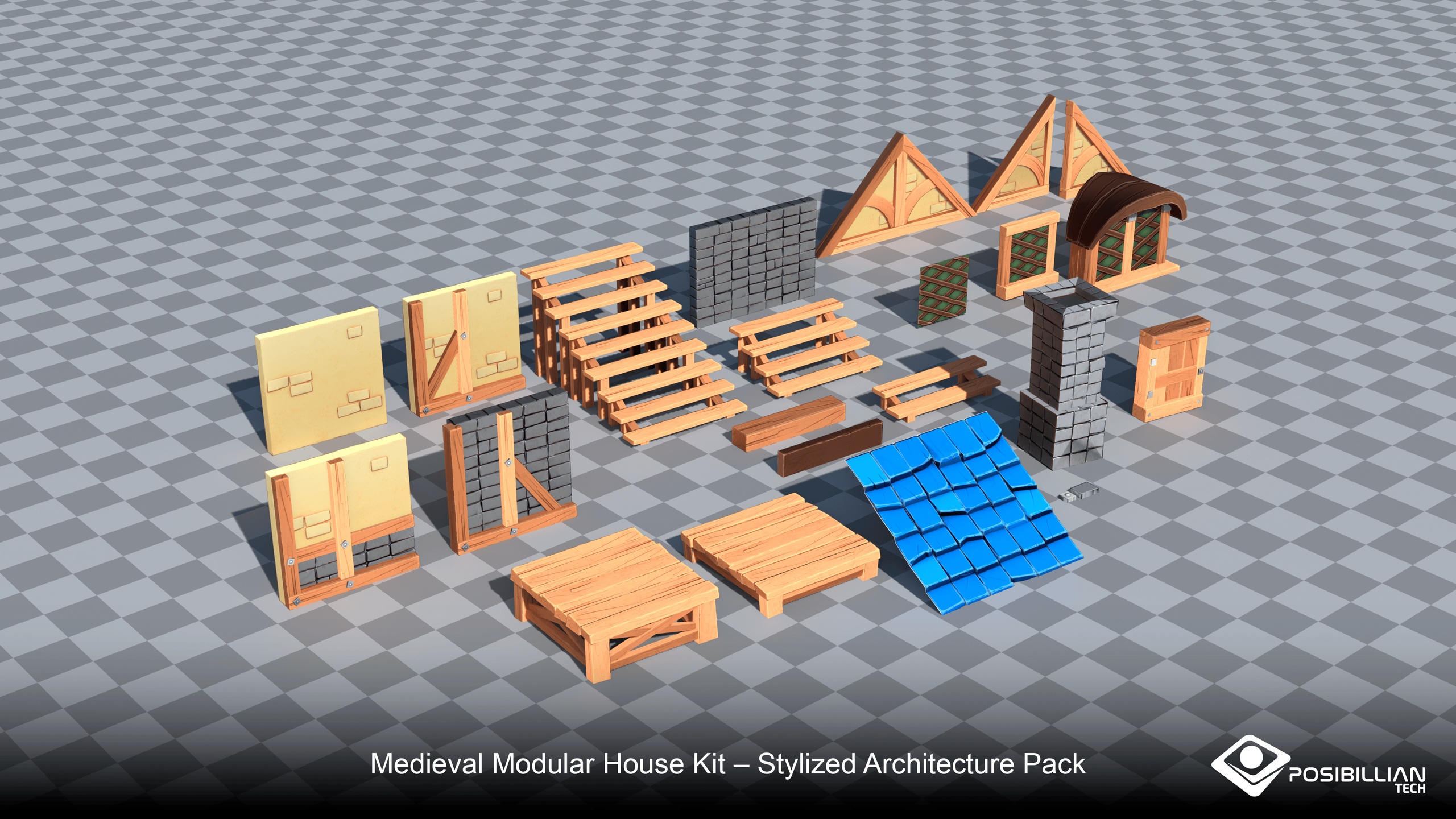 Medieval Modular House Kit | Fab
