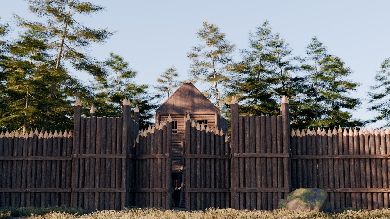 Media 1 for listing Survival Base Builder - Wooden Fort Modular Kit