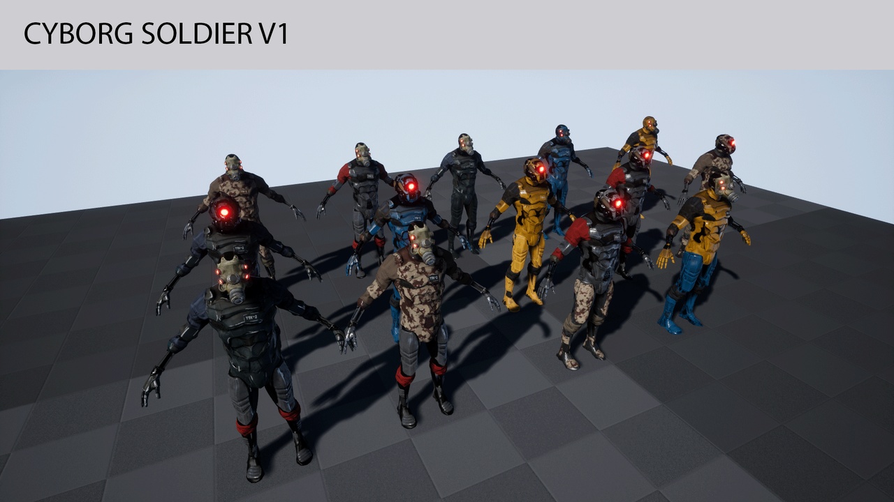 Media 1 for listing Cyborg Soldier V1