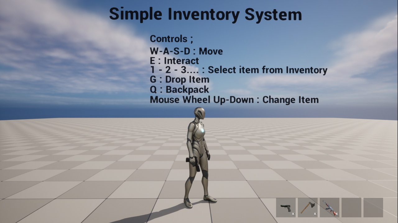 Simple Inventory Game Replicated Simple Inventory System | Fab