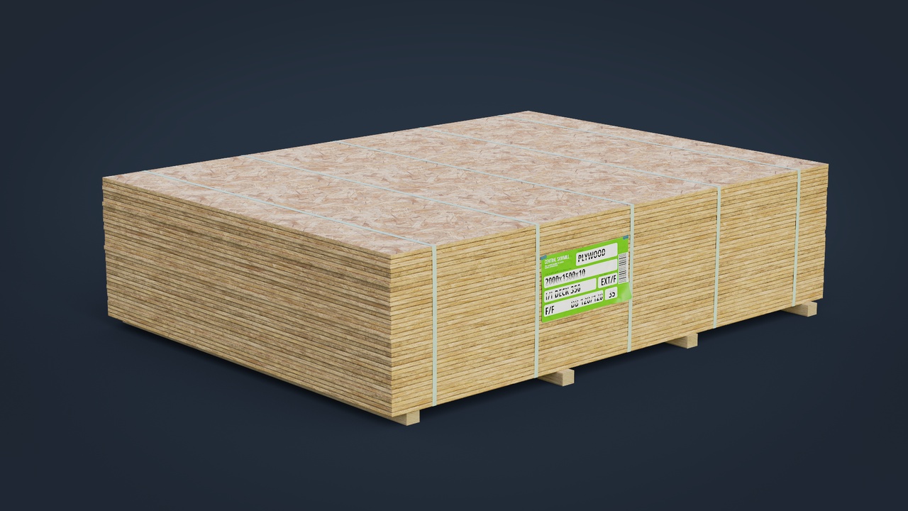 Media 1 for listing Pallet Plywood Free 3D model