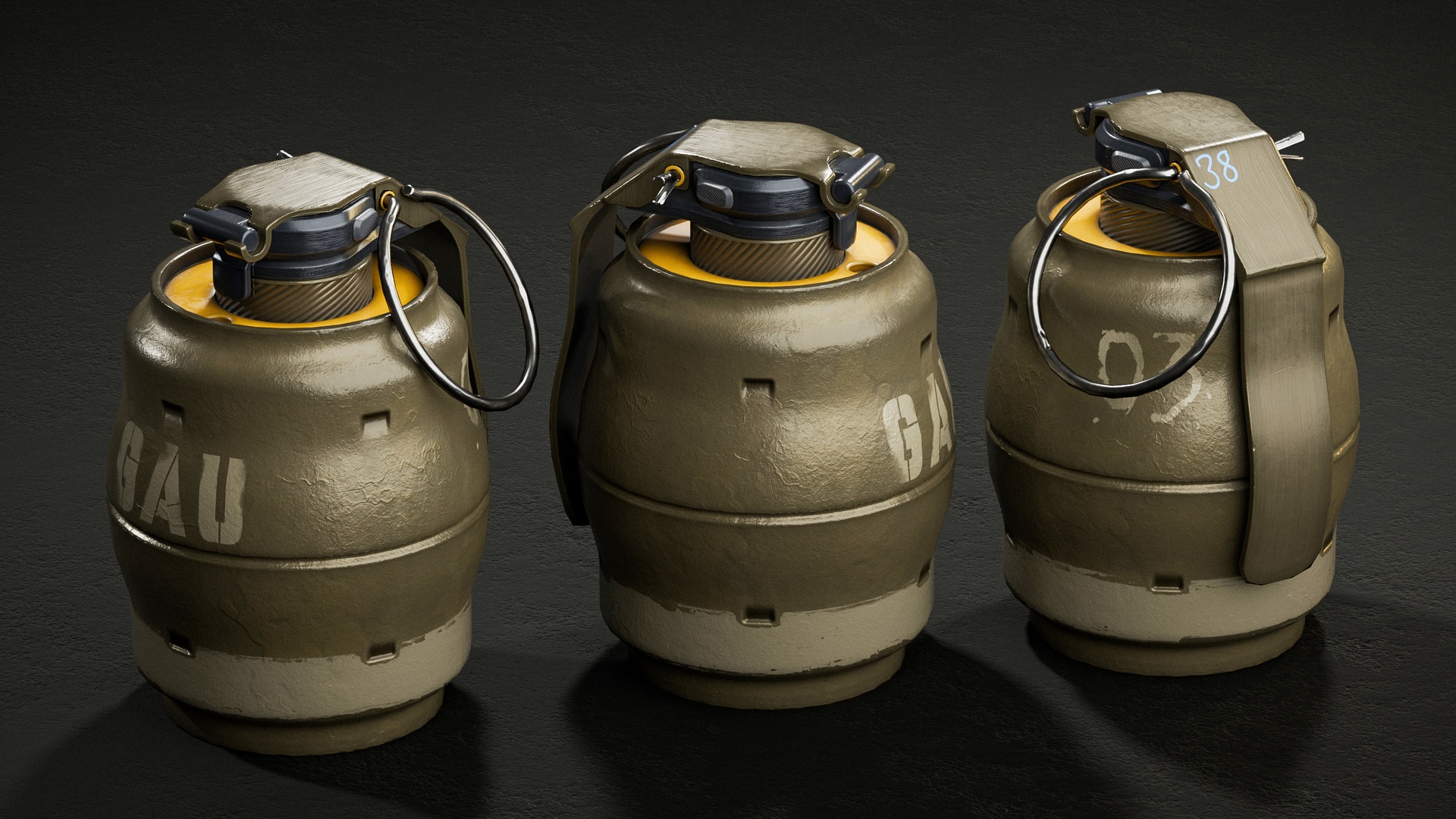 Media 1 for listing GAU Hand Grenade PBR