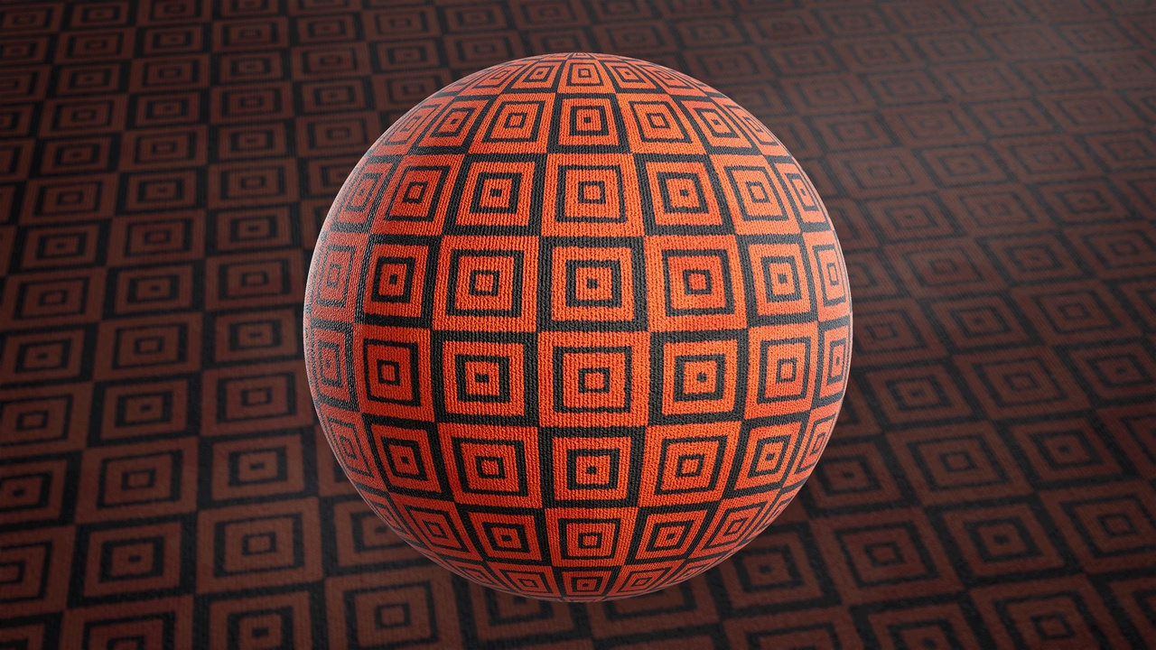 Media 1 for listing Stylized Patterned Carpet 03A - Material