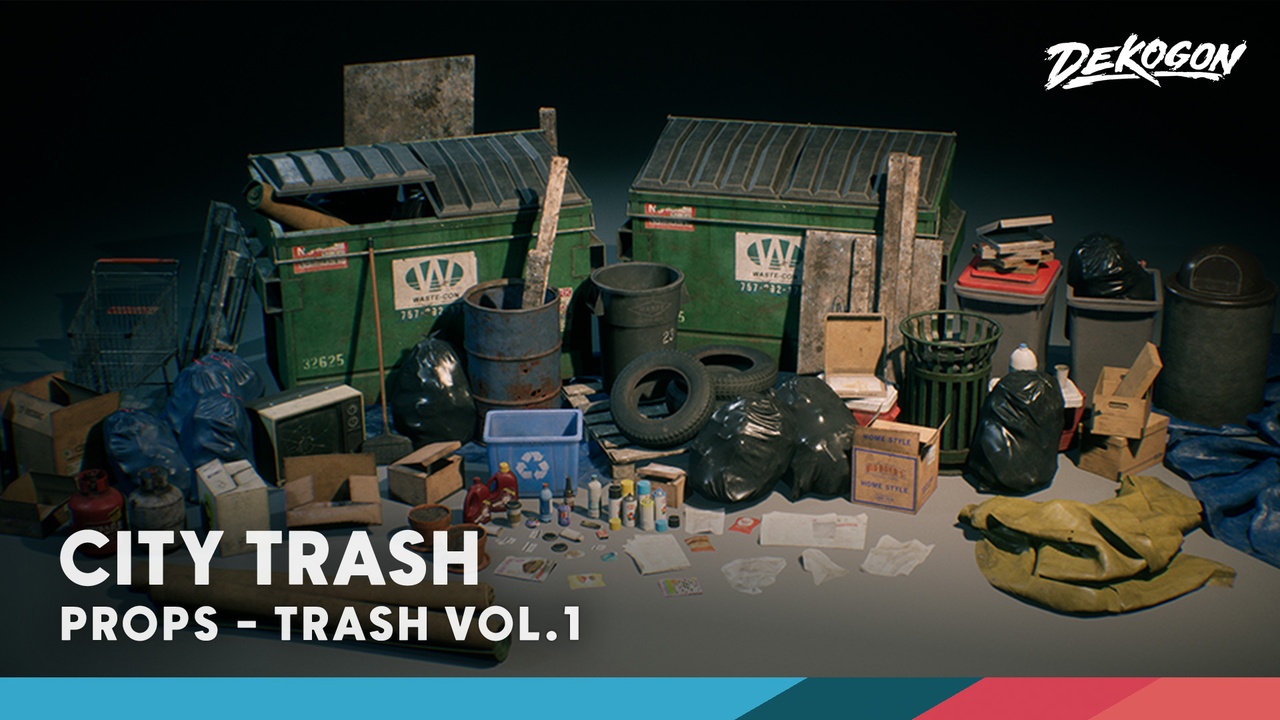 Media 1 for listing City Trash and Waste Set (Legacy Version)