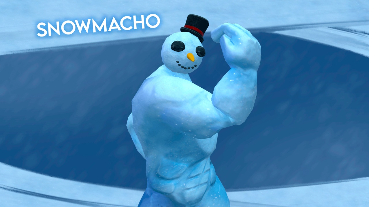 Media 1 for listing SnowMacho | Game-ready | VRChat-Ready Avatar