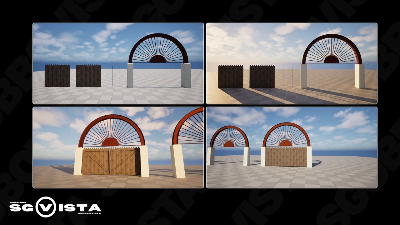 Media 1 for listing Old Scrapyard Gate | incl. Animation BP