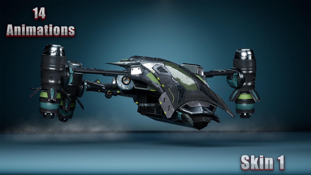 Media 1 for listing Sci-Fi Transport - Military Airplane