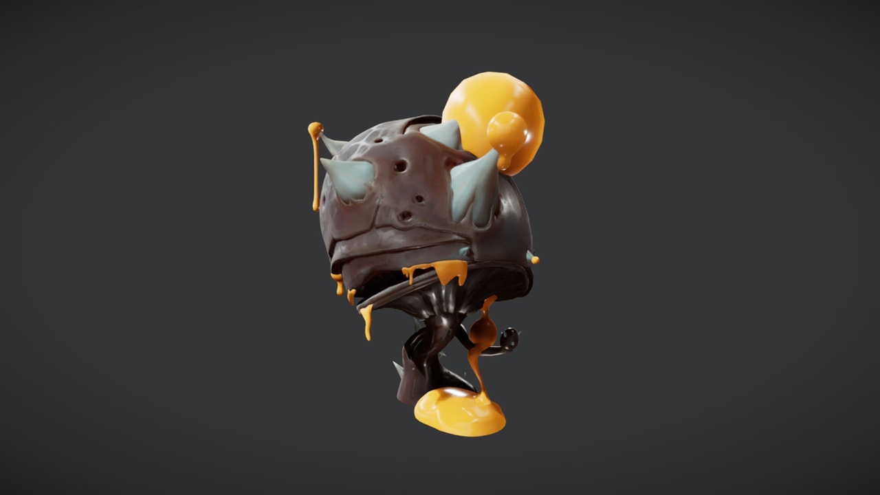 Media 1 for listing Mushroom 01 Stylized 4 _ PBR Game Ready Asset
