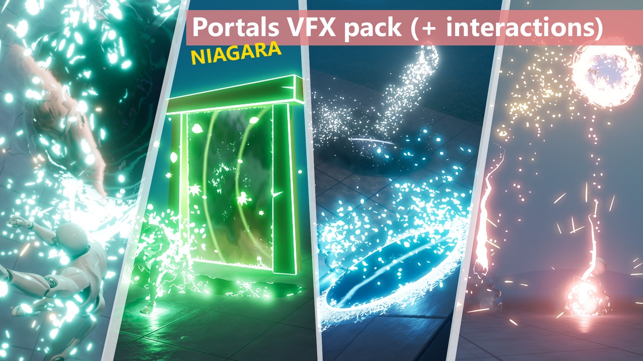 商品 Portals VFX pack (+ interactions) 的媒体 1