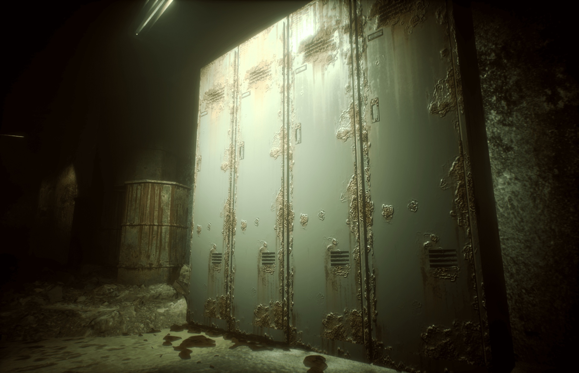 Media 1 for listing Rusty Metal SCIFI Locker