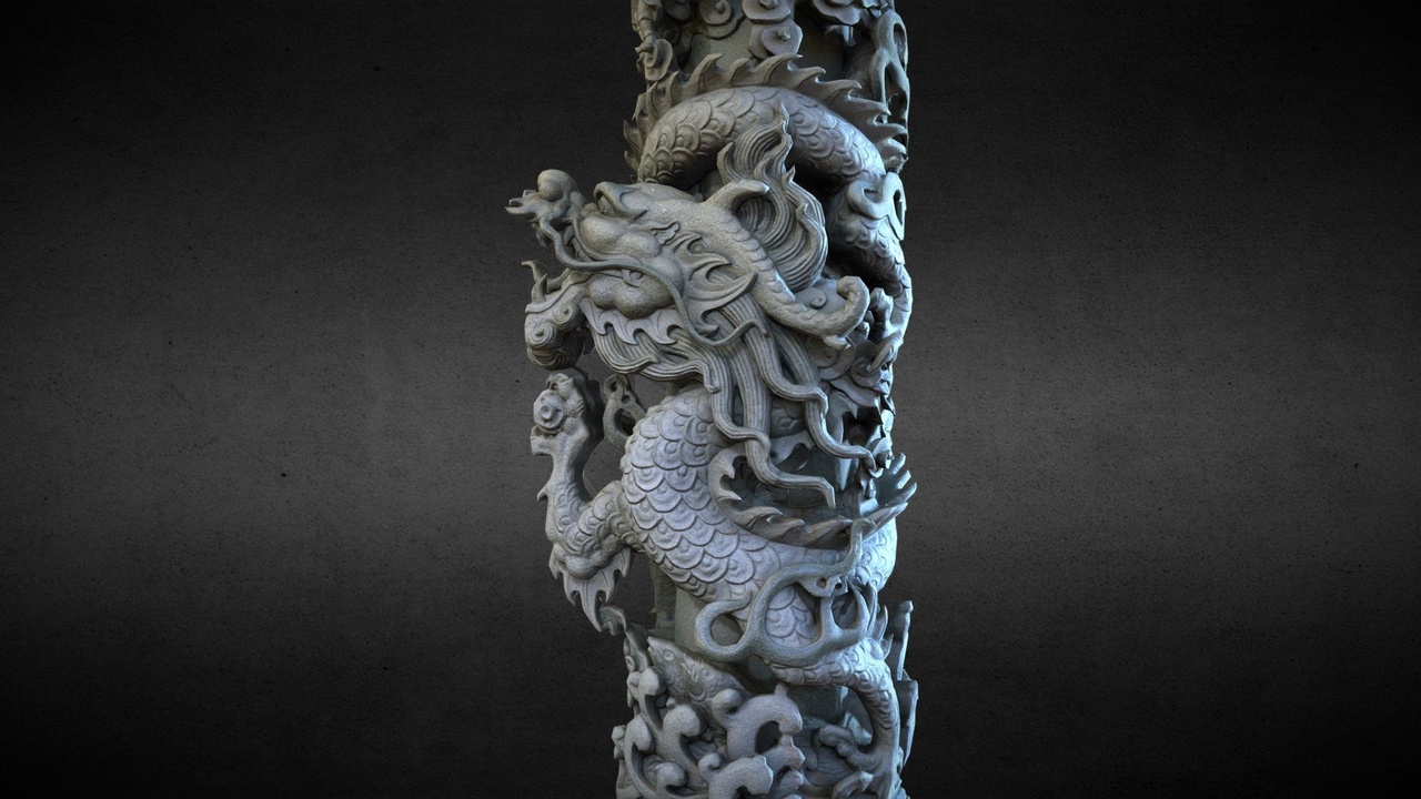 Media 1 for listing Dragon Column-01