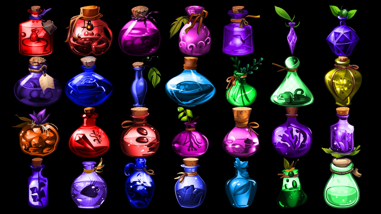 Media 1 for listing Fantasy Potion Icons