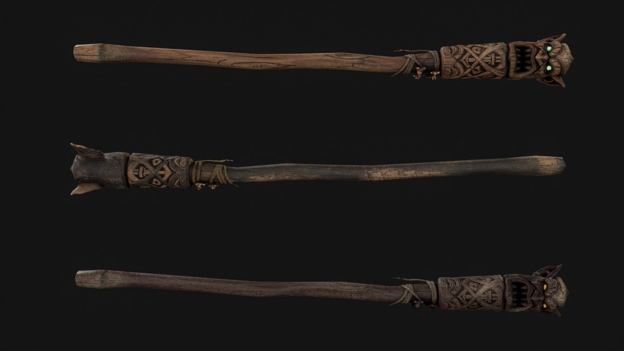 Media 1 for listing Orc Shaman Staff 3