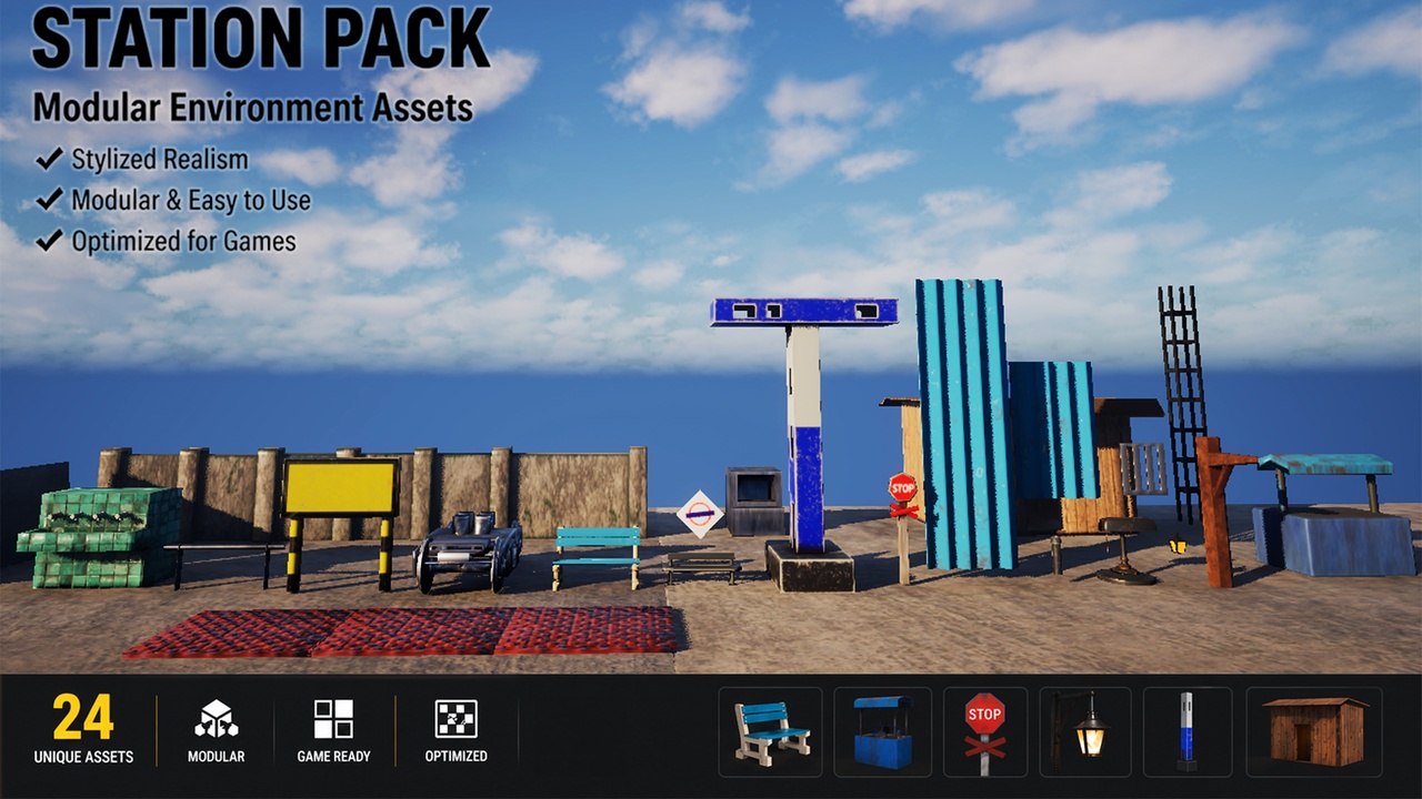 Media 1 for listing Modular Subway Station Pack
