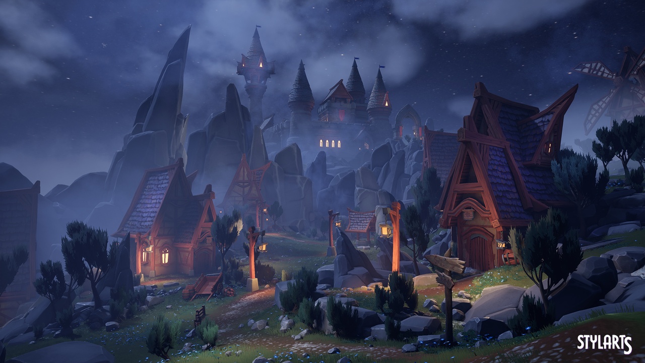 Media 1 for listing Stylized Mountain Path
