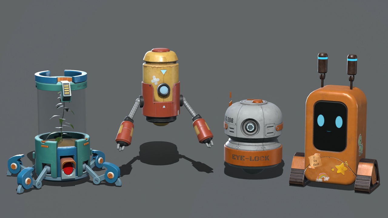 Media 1 for listing Sci-fi Robots Set Vol.1