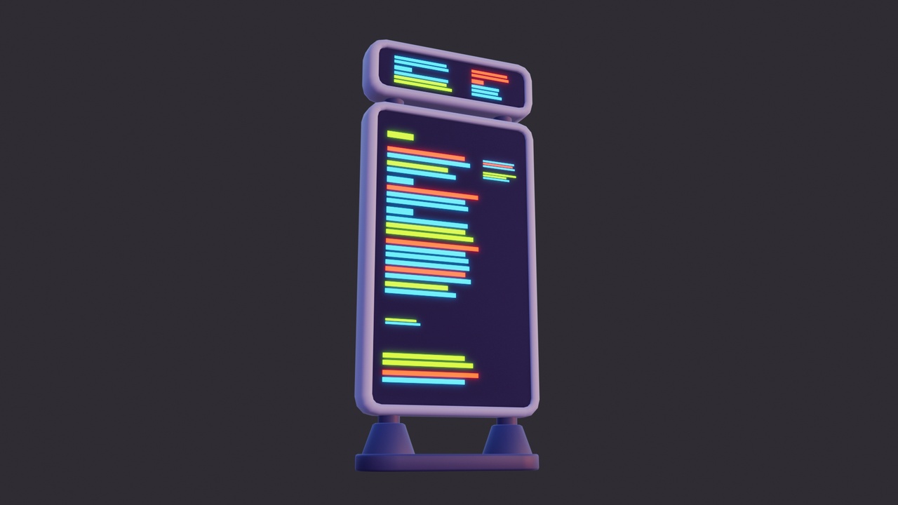 Media 1 for listing Low Poly Digital Billboard