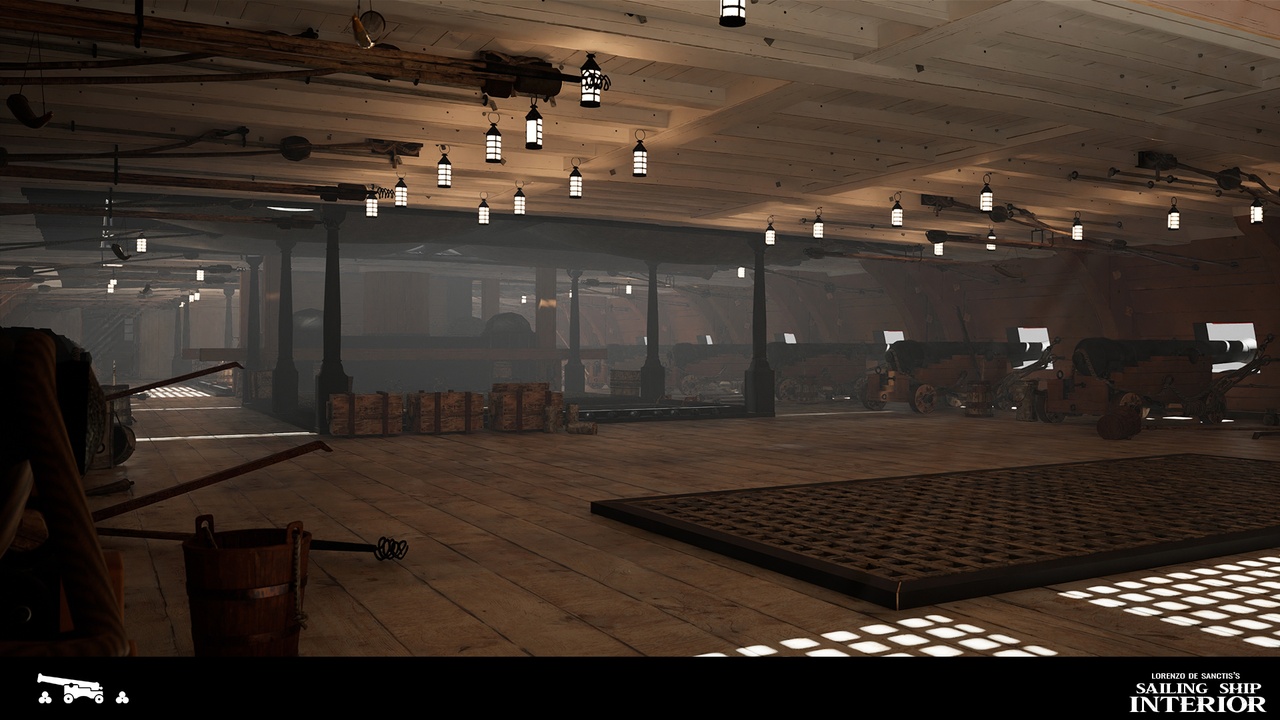 Media 1 for listing Sailing Ship Interior
