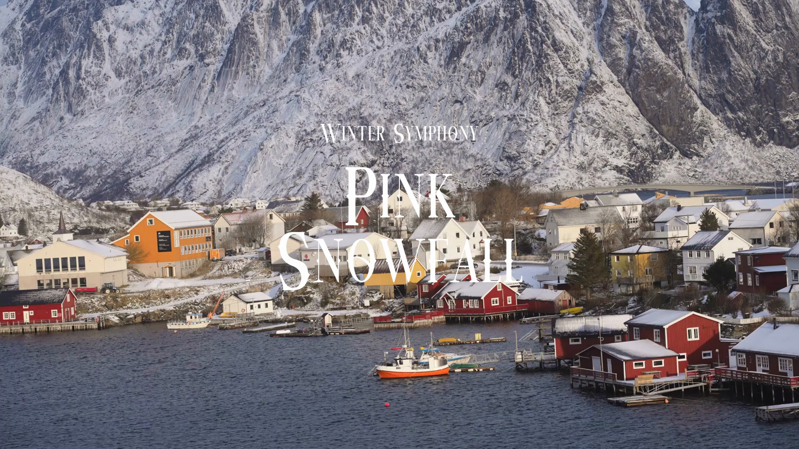 Media 1 for listing Pink Snowfall / Winter Symphony