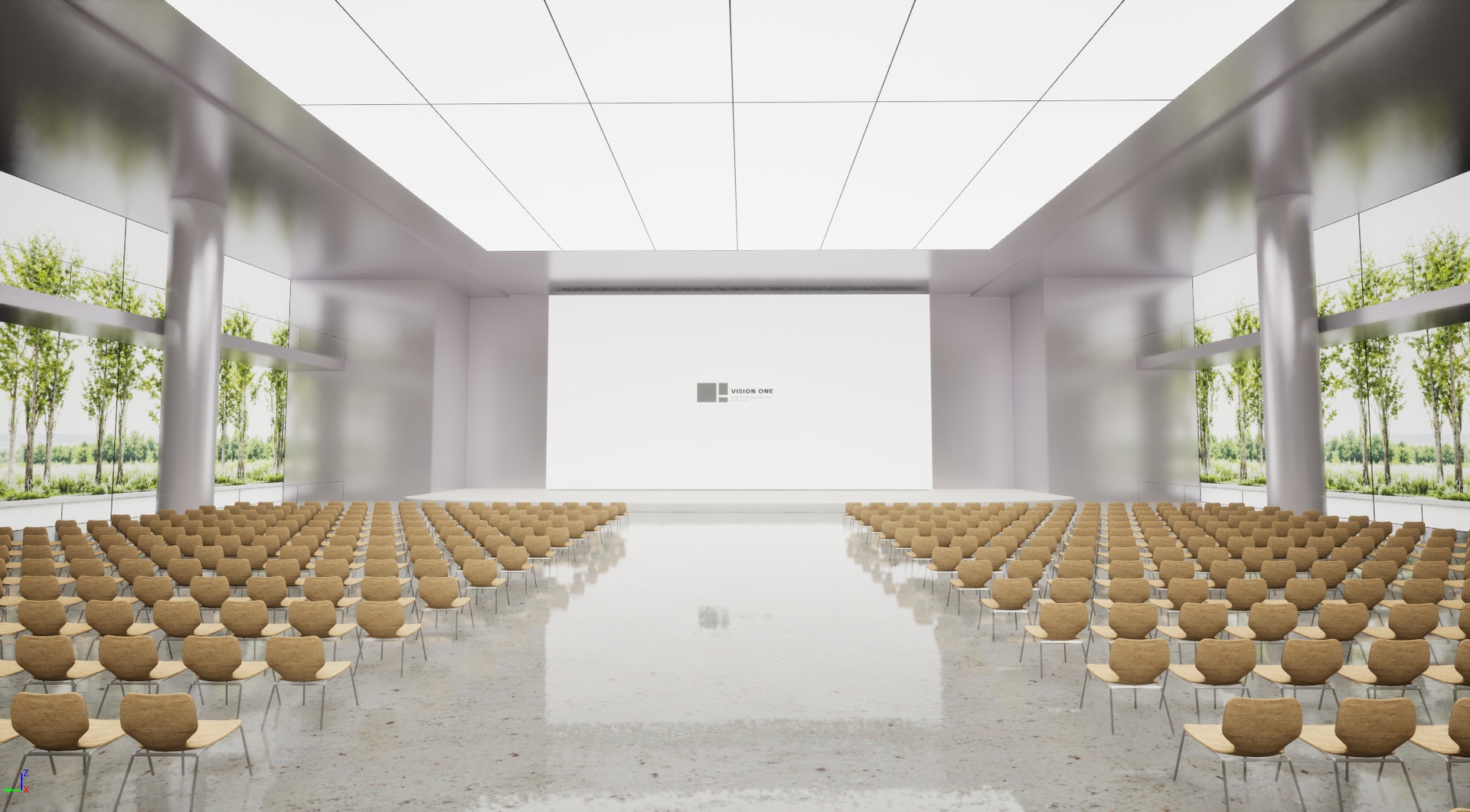 Media 1 for listing Minimalist White Technology Keynote Auditorium Environment