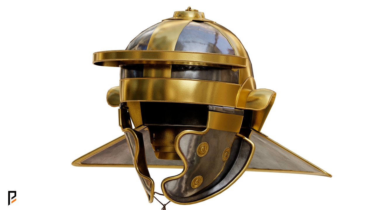 Media 1 for listing Imperial Italic H Iron Helmet - HD / Remastered / Museum Grade