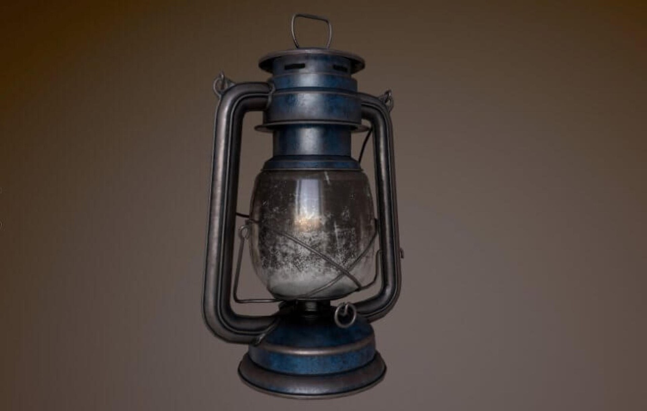 Media 1 for listing Vintage Kerosene Oil Lantern 3D Model