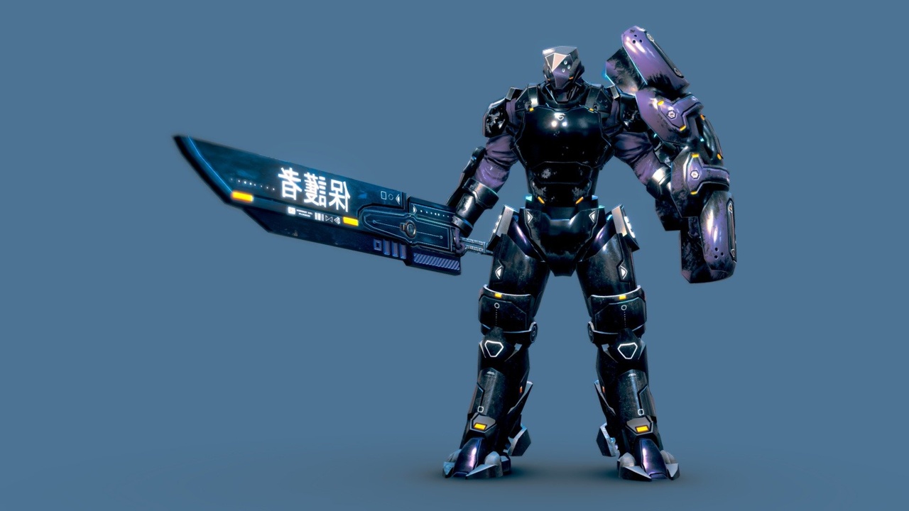 Media 1 for listing Low Poly Robot - Mars