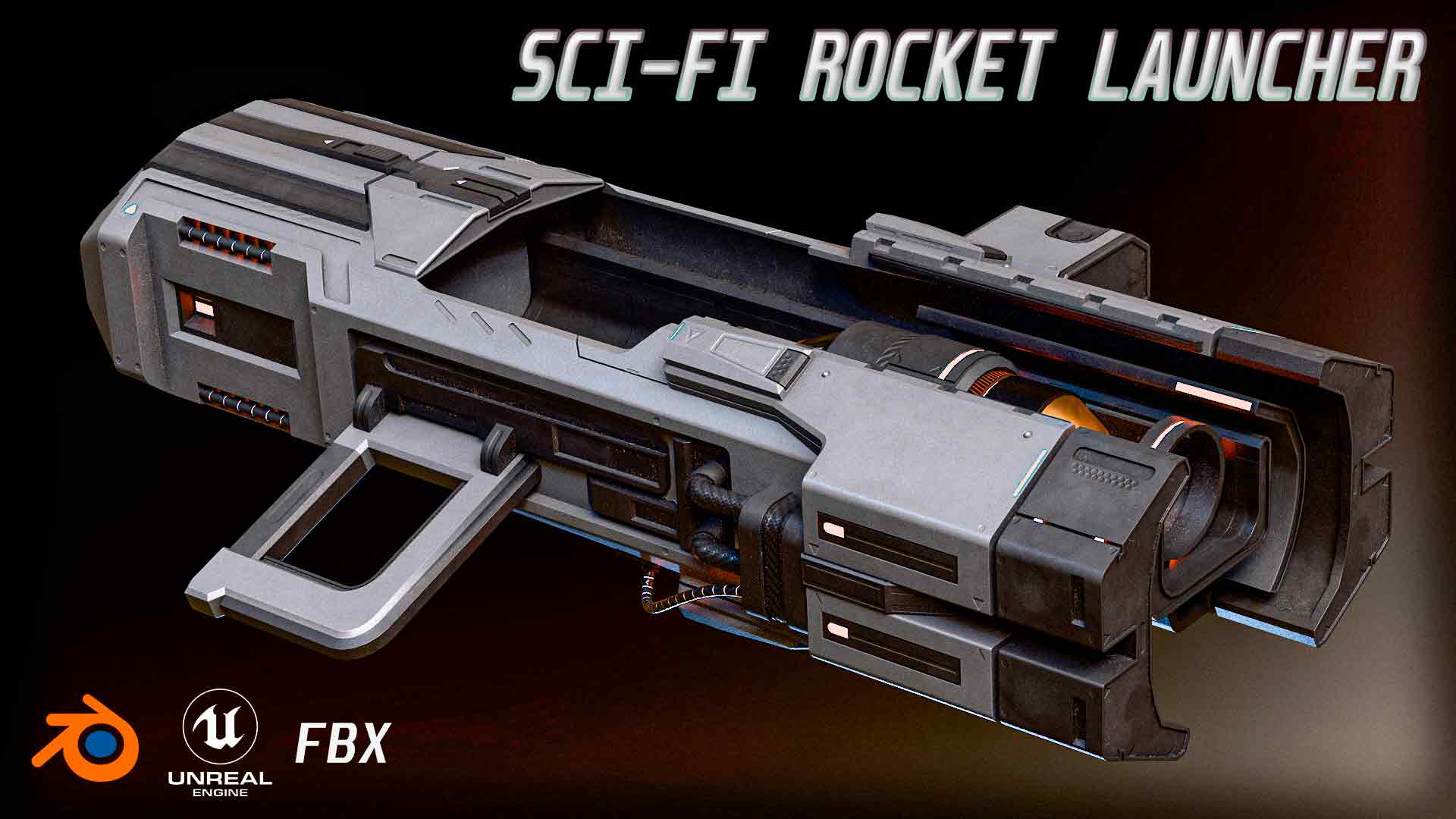 Sci FI Rocket Launcher | Fab