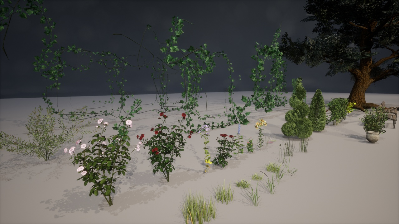 Garden Plants Pack 제품 등록을 위한 미디어 1개