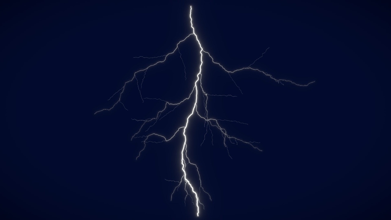 Media 1 for listing Realistic Cloud to Ground Lightning CG-02
