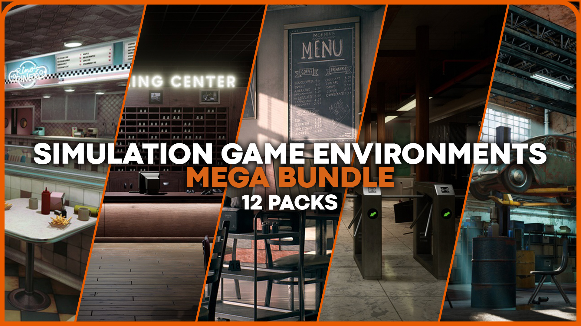 Simulation Game Environments Mega Bundle | Fab