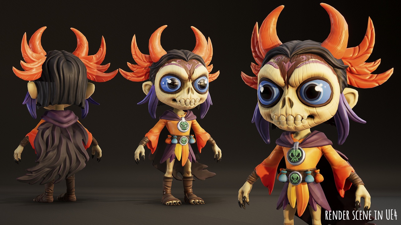 Stylized Forest Spirit 3 | Fab