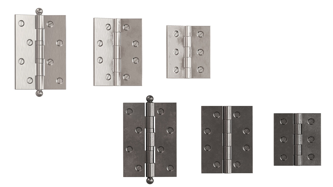 Media 1 for listing Door Hinges Set (3 types, 2 colors)