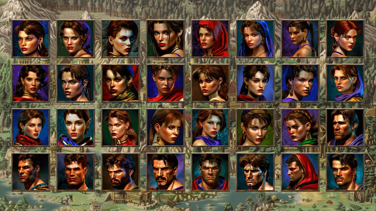 Classic RPG Character Portraits Pack: 200+ Portraits 제품 등록을 위한 미디어 1개