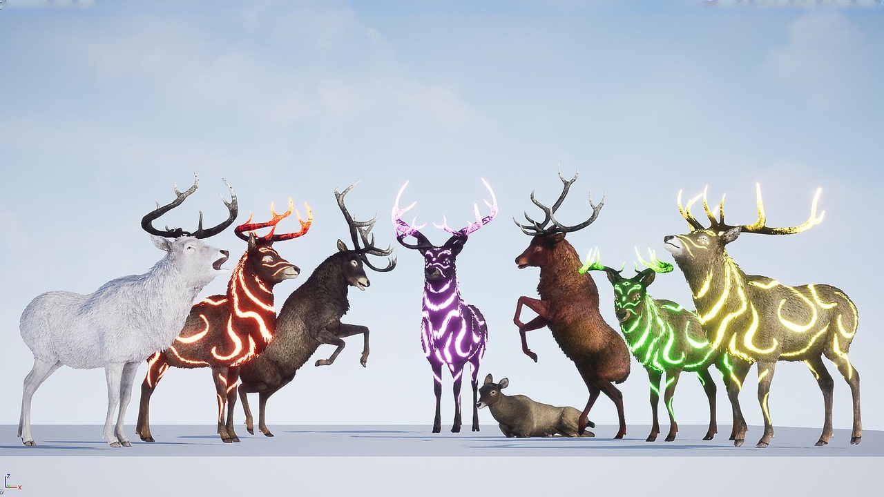 商品 Realistic Deer - Stag 的媒体 1