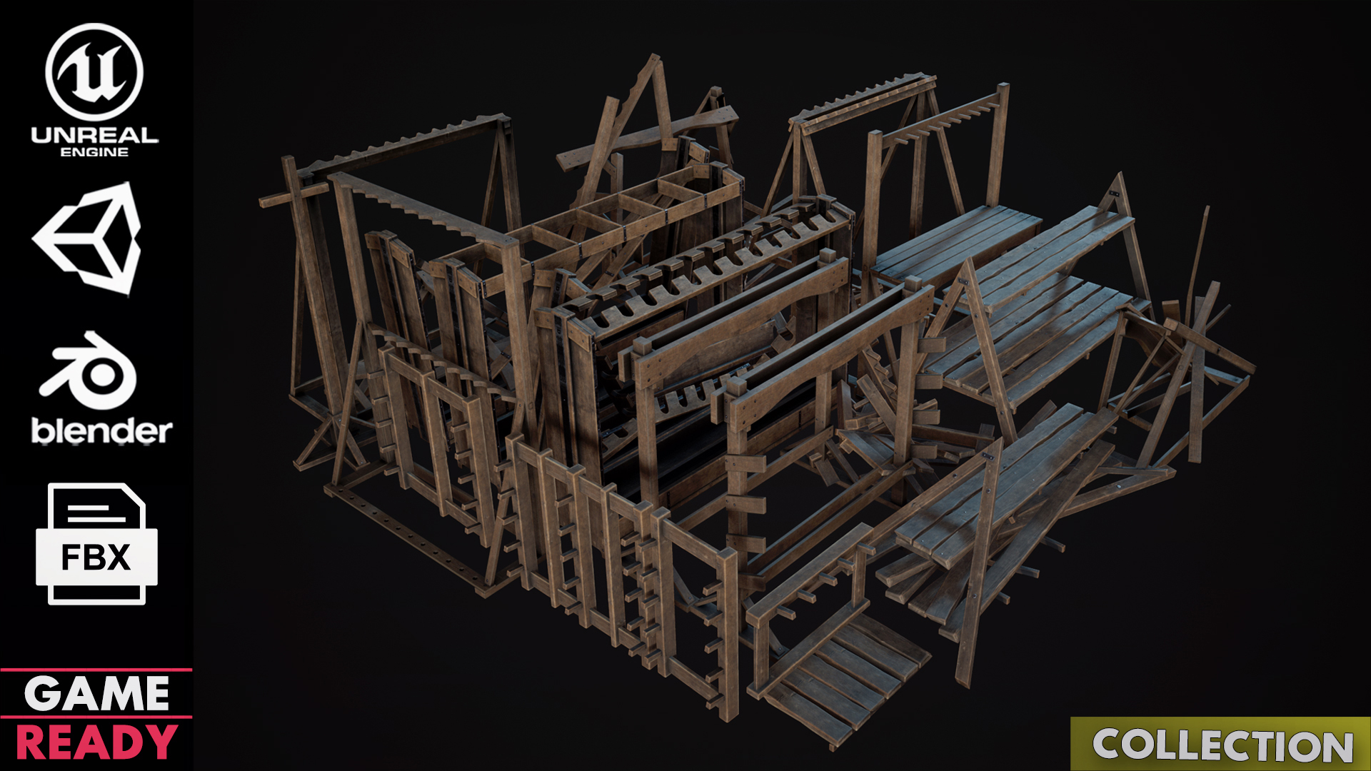 Medieval Weapon Rack Minecraft Mod Medieval Weapon Stands and Racks | Fab