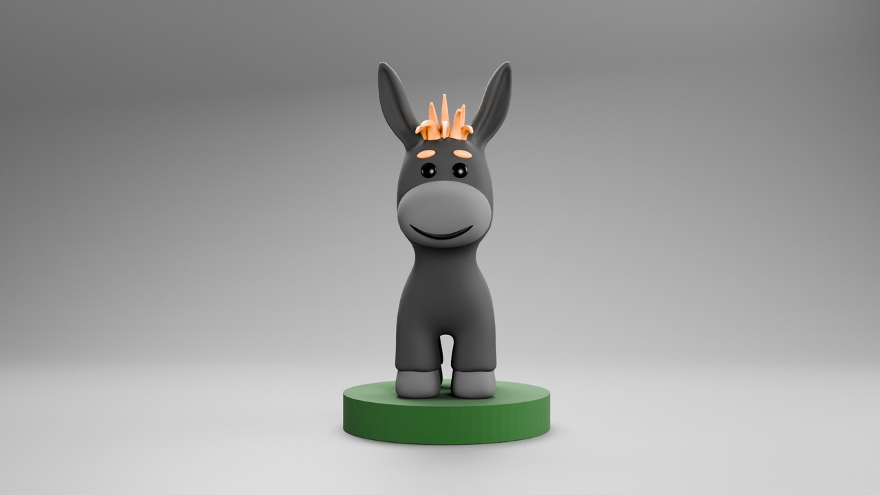 Media 1 for listing Cartoon Donkey