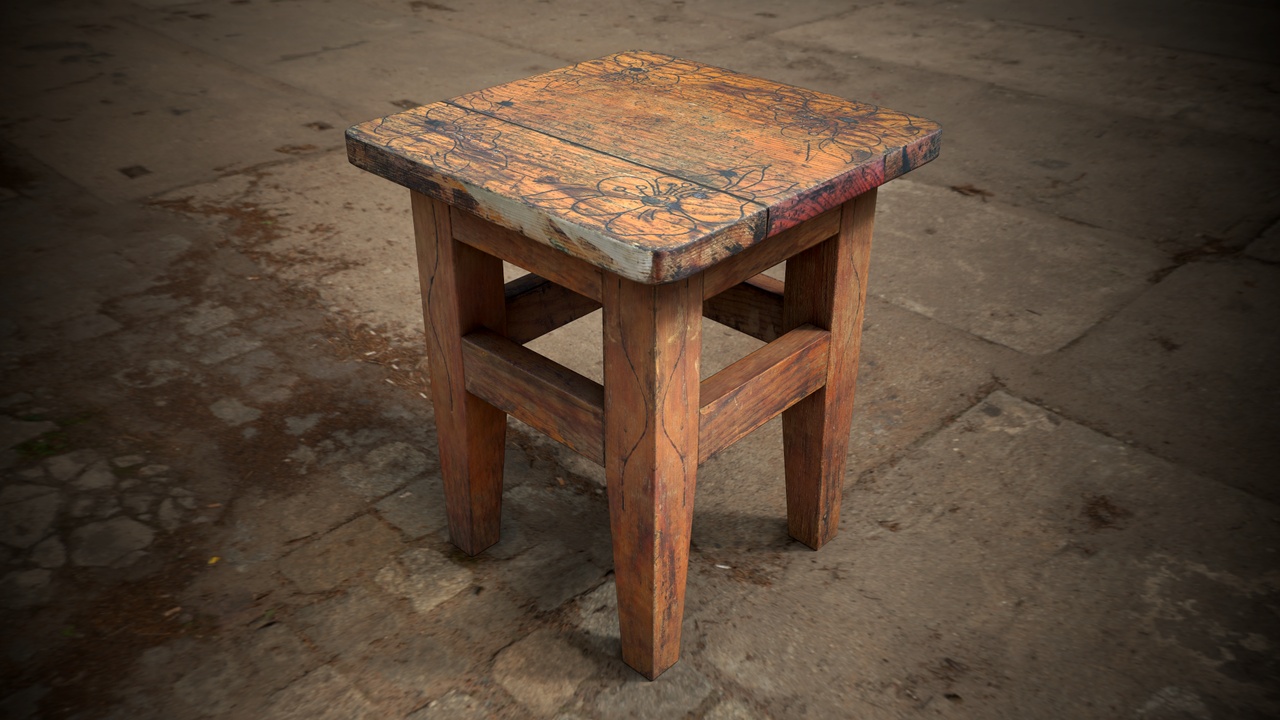 Media 1 for listing Old Stool | Старая табуретка
