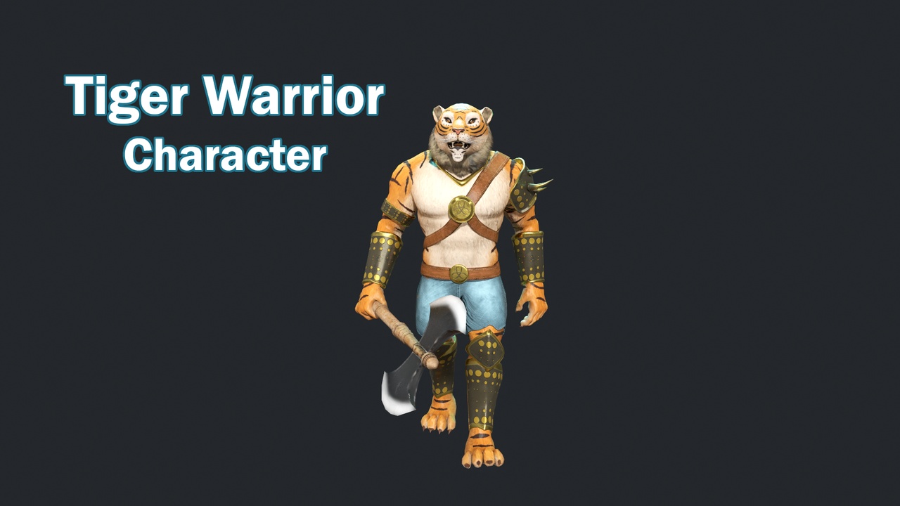 Media 1 for listing Tiger Warrior Animation