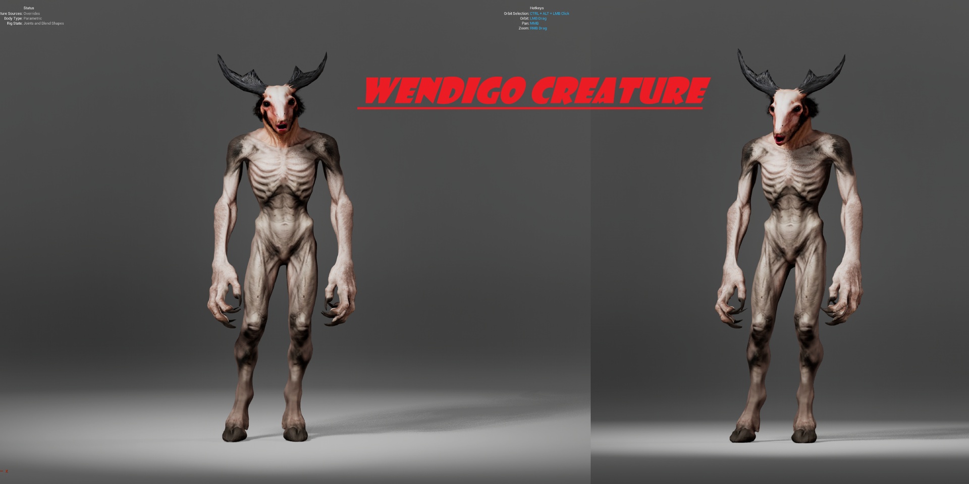 Media 1 for listing Wendigo Creature Character