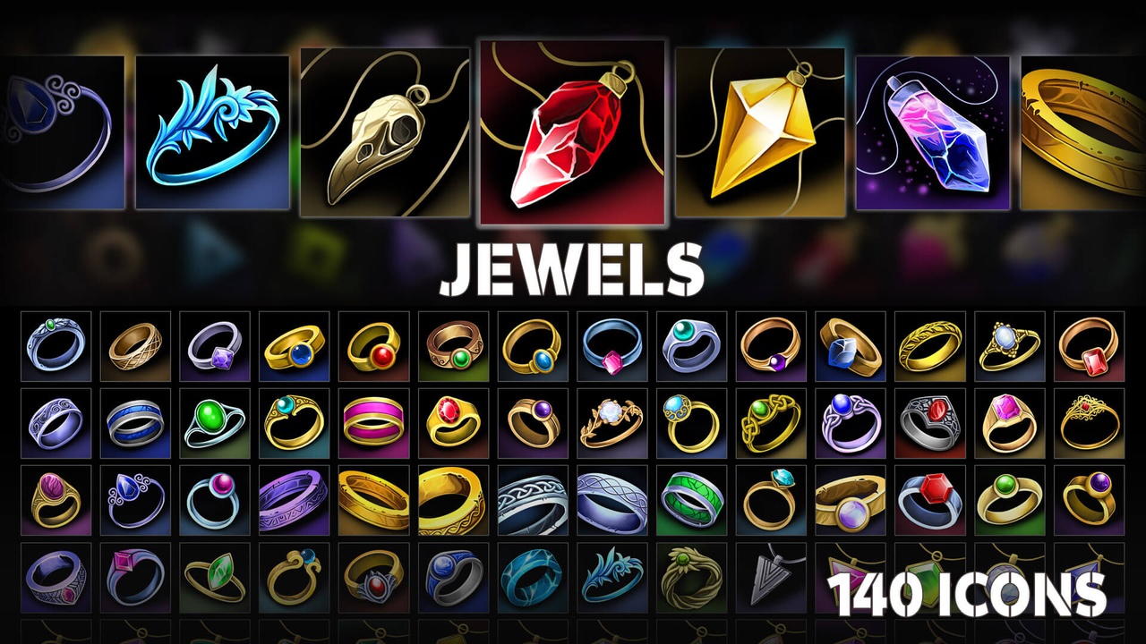 Media 1 for listing Jewels - Icons