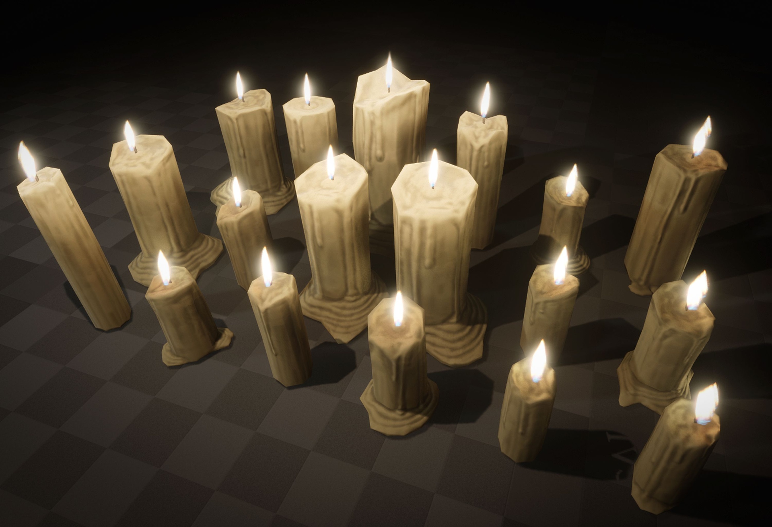 Media 1 for listing Set of 18 Candles
