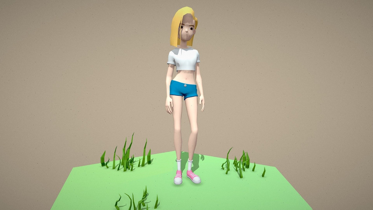 Media 1 for listing Lowpoly Character - Linda